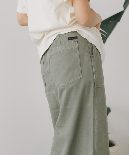 Gramicci（グラミチ）の「Gramicci/グラミチ LONG BAKER SKIRT スカート 2026年春夏（スカート・レディース・ベージュ/ネイビー/ライトカーキ/ブラック/オリーブ・S/M/L）」の10枚目の写真