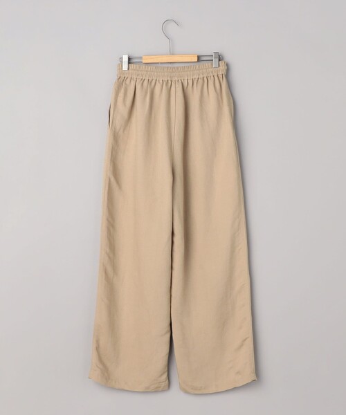 coen（コーエン）の「接触冷感リネンレーヨンワイドパンツ（WEB限定サイズ）（スラックス・レディース・ブラック/オリーブ/ベージュ/コバルトブルー・S/M/L/XL）」の6枚目の写真
