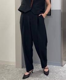 CIS.（シス）の「CIS． リネンルックタックパンツ ウォッシャブル ストレッチ（その他パンツ）」