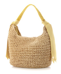 cache cache | カシュカシュ cachecache / 下がりグログランクロッシェ2wayミニトート(かごバッグ)