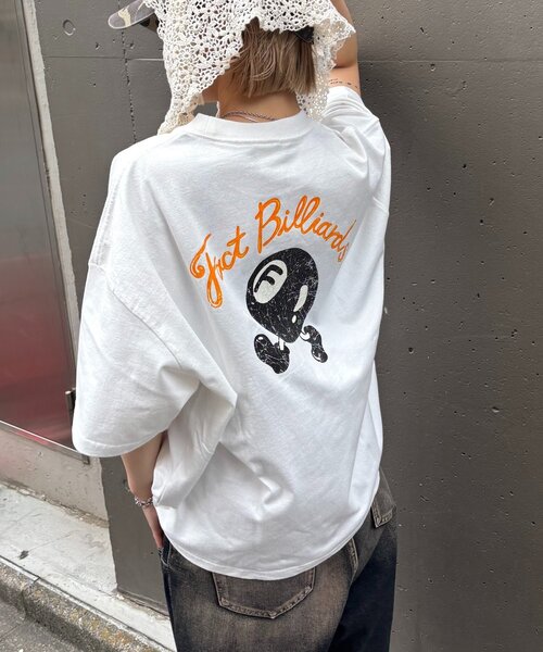 tシャツ 「WEB限定/2サイズ」COOPER FACTビリヤードロゴTEE レディース メンズ WHO'S WHO gallery tシャツ 「WEB限定/2サイズ」COOPER FACT