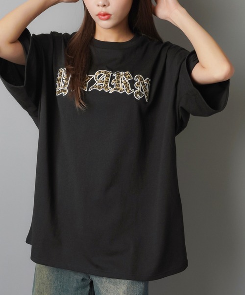 ☆boohoo☆オーバーサイズ 半袖 リビア ワッフル シャツ セール】Oversized cropped short sleeve T-shirt / オーバー
