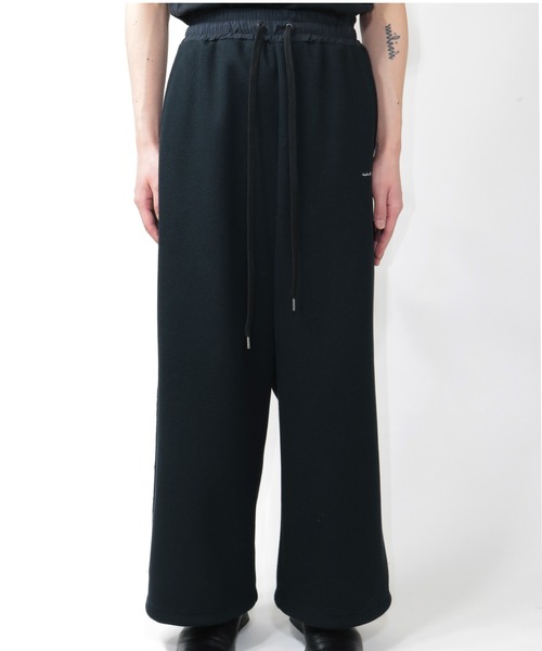 elephant TRIBAL fabrics(エレファントトライバルファブリックス)の「elephant TRIBAL fabrics Modern Thermal Wide Pants(その他パンツ・メンズ・グレー/ブラック・SMALL/MEDIUM)」の6枚目の写真