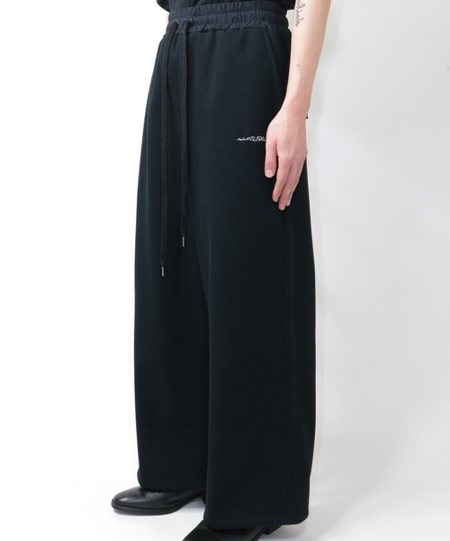 elephant TRIBAL fabrics(エレファントトライバルファブリックス)の「elephant TRIBAL fabrics Modern Thermal Wide Pants(その他パンツ・メンズ・グレー/ブラック・SMALL/MEDIUM)」の8枚目の写真