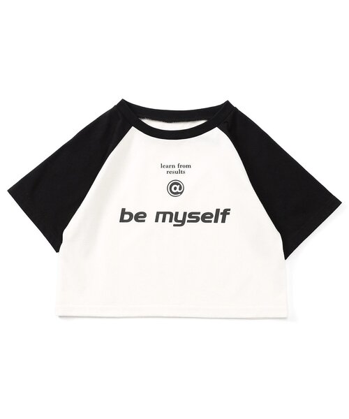 algy(アルジー)の「クロップドラグラン半袖T(Tシャツ/カットソー・キッズ・オフホワイト/サックスブルー/ブラック・MEDIUM/SMALL/X-SMALL/XX-SMALL)」の9枚目の写真