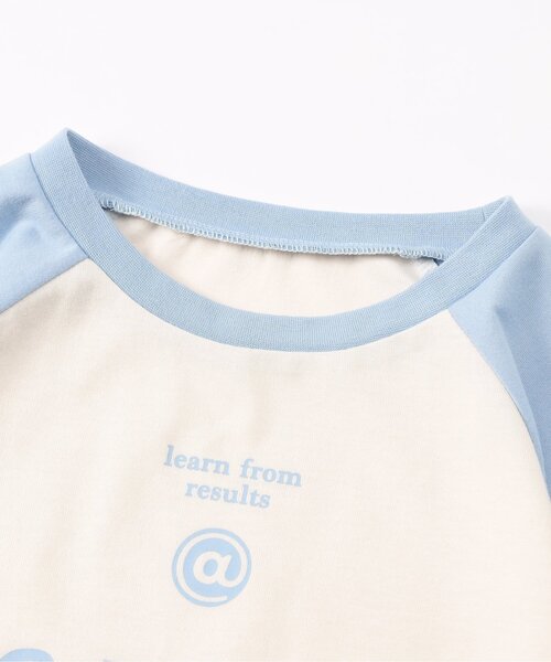 algy(アルジー)の「クロップドラグラン半袖T(Tシャツ/カットソー・キッズ・オフホワイト/サックスブルー/ブラック・MEDIUM/SMALL/X-SMALL/XX-SMALL)」の14枚目の写真