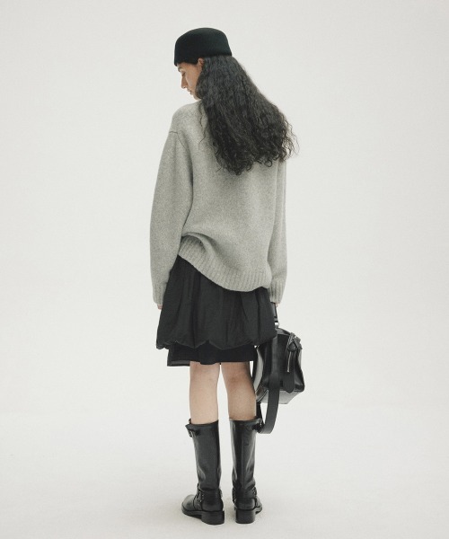rehacer(レアセル)の「ONE COLOR Laboratory : Puff Layer Skirt / パフレイヤースカート(スカート・レディース・ブラック・FREE)」の11枚目の写真