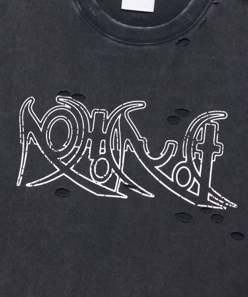 セール】【NOMANUAL】ECDYSIS DAMAGED T-SHIRT（Tシャツ