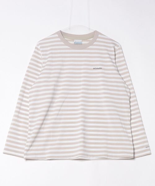 Columbia(コロンビア)の「コロンビア ウィメンズクレストトゥーフォレストロングスリーブクルー(Tシャツ/カットソー・レディース・サックスブルー/サンドグレー/ブルー系その他・M/L/XL/S)」の1枚目の写真