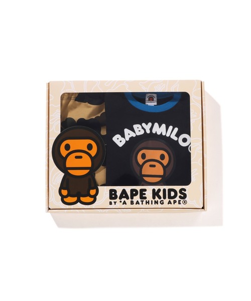 A BATHING APE（アベイシングエイプ）の「1ST CAMO BABY MILO BABY GIFT SET（ベビーギフト・キッズ・イエロー/グリーン・70/80）」の4枚目の写真