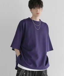 [メンズ 夏Tシャツ 上品な紫系] ★0348★ メンズのTシャツ/カットソー（パープル/紫色系）ファッション