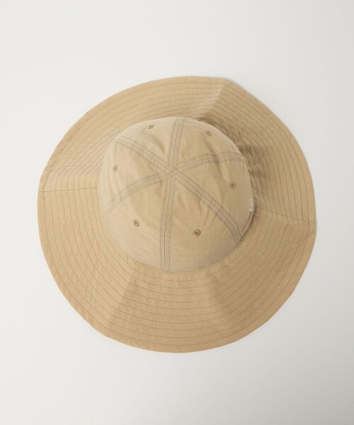 NEW ERA(ニューエラ)の「【別注】<NEW ERA>ナイロン つば広 ハット(ハット・レディース・ベージュ/ブラック・FREE)」の9枚目の写真