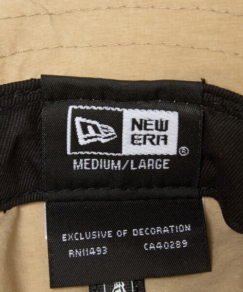 NEW ERA(ニューエラ)の「【別注】<NEW ERA>ナイロン つば広 ハット(ハット・レディース・ベージュ/ブラック・FREE)」の12枚目の写真