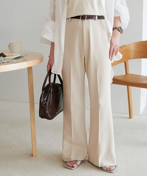 DT MaxMara ★ キャディ製 フレアパンツ 1ESTENSE 2色 セール】フレアパンツ《WEB限定カラーあり》（スラックス