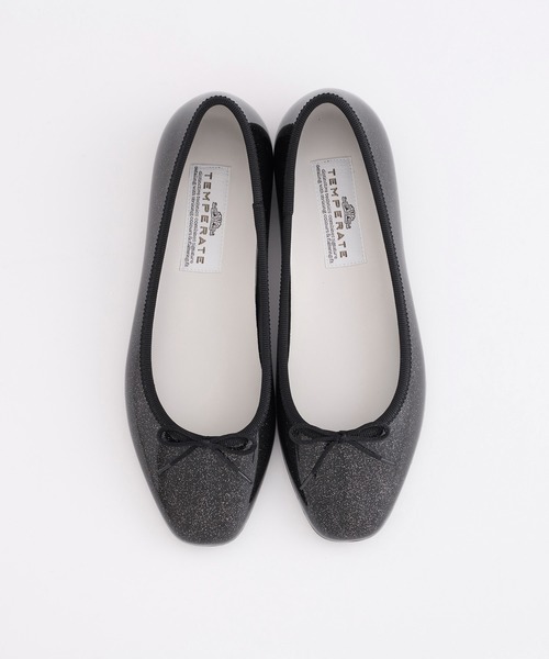 TEMPERATE(テンパレイト)の「TEMPERATE / テンパレイト EMMA GLITTER(レインシューズ・レディース・Black/シャンパン/シルバー・36/37/38/39/40/41)」の1枚目の写真