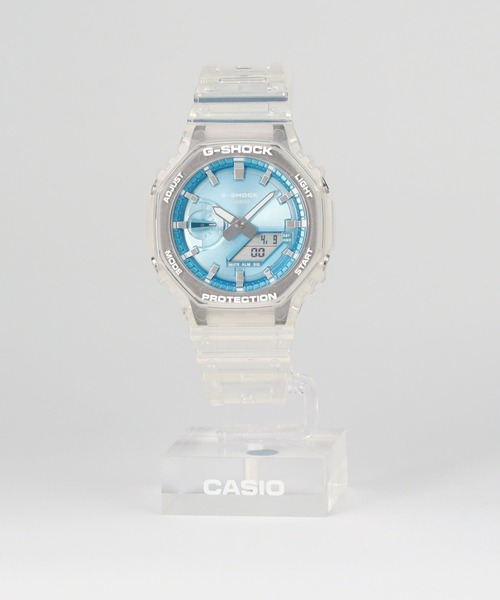 G-SHOCK(ジーショック)の「BRIGHT METALLIC DIAL SERIES / GA-2100BM-7A2JF(アナログ腕時計・メンズ・クリアブルー・FREE)」の16枚目の写真