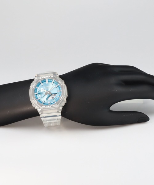 G-SHOCK(ジーショック)の「BRIGHT METALLIC DIAL SERIES / GA-2100BM-7A2JF(アナログ腕時計・メンズ・クリアブルー・FREE)」の15枚目の写真