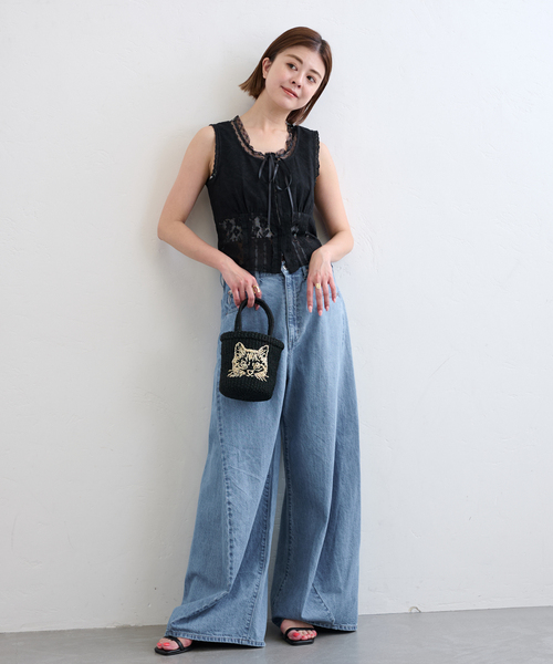 U by SPICK&SPAN（ユーバイスピックアンドスパン）の「メッシュレース