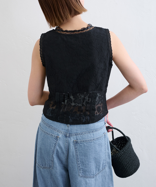 U by SPICK&SPAN（ユーバイスピックアンドスパン）の「メッシュレース