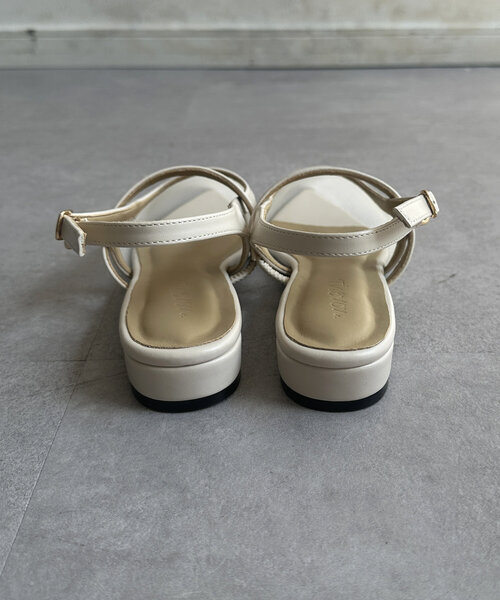 Thevon（ゼボン）の「シアーメッシュミュール（サンダル・レディース・ブラック/アイボリー・M/L）」の10枚目の写真