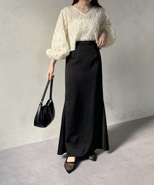 Thevon（ゼボン）の「シアーメッシュミュール（サンダル・レディース・ブラック/アイボリー・M/L）」の16枚目の写真