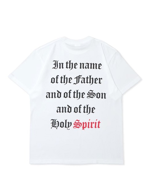 EXAMPLE(エグザンプル)の「EXAMPLE OLD ENGLISH TEE(Tシャツ/カットソー・メンズ・ブルー/チャコール/ブラウン/ブラック/ホワイト・M/L/XL/XXL)」の2枚目の写真