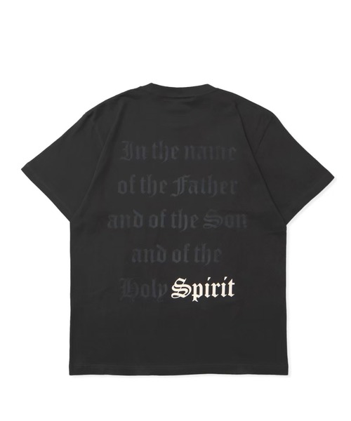 EXAMPLE(エグザンプル)の「EXAMPLE OLD ENGLISH TEE(Tシャツ/カットソー・メンズ・ブルー/チャコール/ブラウン/ブラック/ホワイト・M/L/XL/XXL)」の4枚目の写真