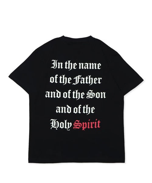 EXAMPLE(エグザンプル)の「EXAMPLE OLD ENGLISH TEE(Tシャツ/カットソー・メンズ・ブルー/チャコール/ブラウン/ブラック/ホワイト・M/L/XL/XXL)」の3枚目の写真