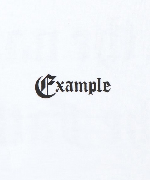 EXAMPLE(エグザンプル)の「EXAMPLE OLD ENGLISH TEE(Tシャツ/カットソー・メンズ・ブルー/チャコール/ブラウン/ブラック/ホワイト・M/L/XL/XXL)」の7枚目の写真