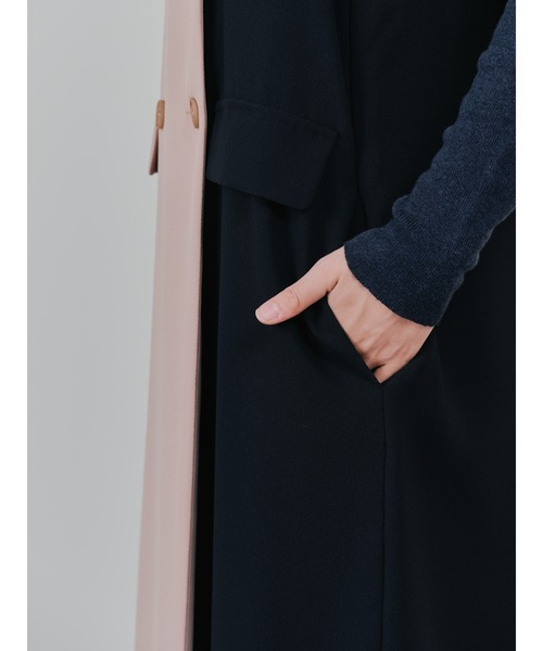 DOLLUPOOPS(ドールアップウップス)の「トレンチライク オールインワン(つなぎ/オールインワン・レディース・ブラック/チャコールグレー・38)」の14枚目の写真