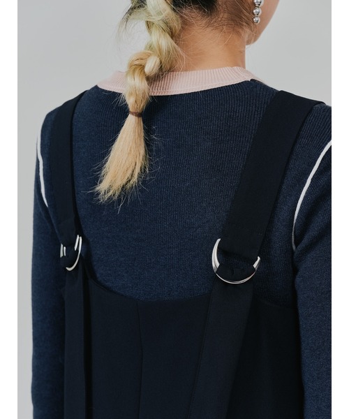 DOLLUPOOPS(ドールアップウップス)の「トレンチライク オールインワン(つなぎ/オールインワン・レディース・ブラック/チャコールグレー・38)」の16枚目の写真