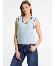 GUESS JEANS | GUESS JEANS Vn Guess J Emb Vest Sweater ベスト レディース(ベスト)