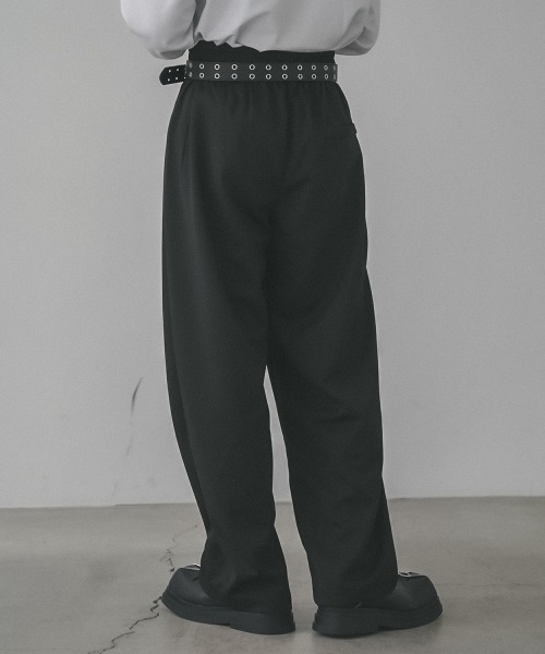 Shoowtime（ショウタイム）の「Center seam slacks pants / センターシームスラックスパンツ（スラックス・メンズ・ホワイト/ブラック・MEDIUM/LARGE/X-LARGE）」の16枚目の写真