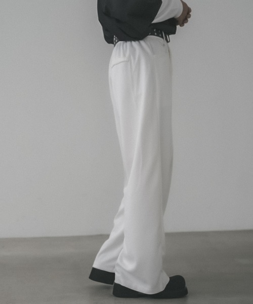 Shoowtime（ショウタイム）の「Center seam slacks pants / センターシームスラックスパンツ（スラックス・メンズ・ホワイト/ブラック・MEDIUM/LARGE/X-LARGE）」の8枚目の写真
