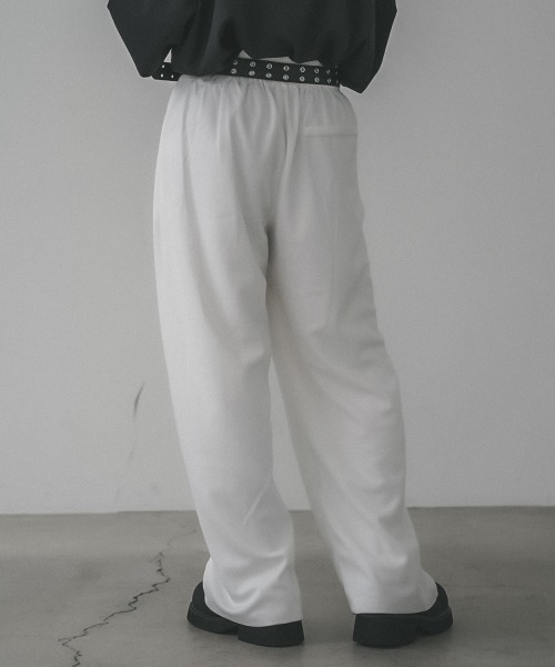 Shoowtime（ショウタイム）の「Center seam slacks pants / センターシームスラックスパンツ（スラックス・メンズ・ホワイト/ブラック・MEDIUM/LARGE/X-LARGE）」の9枚目の写真