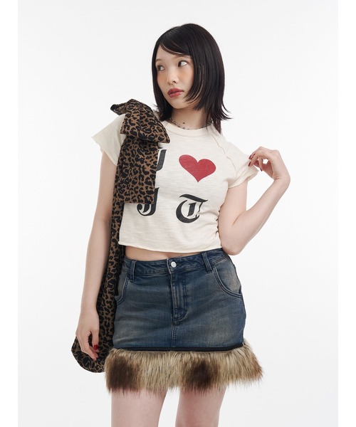 jouetie（ジュエティ）の「パターンリボントートバッグ（トートバッグ・レディース・ブラウン/レッド・FREE）」の4枚目の写真