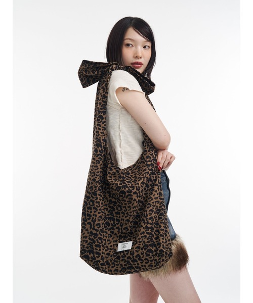 jouetie（ジュエティ）の「パターンリボントートバッグ（トートバッグ・レディース・ブラウン/レッド・FREE）」の3枚目の写真