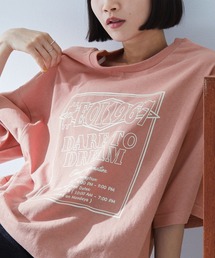 MONO-MART | 2WAYリバーシブル ポスターデザイングラフィック半袖Tシャツ(Tシャツ/カットソー)