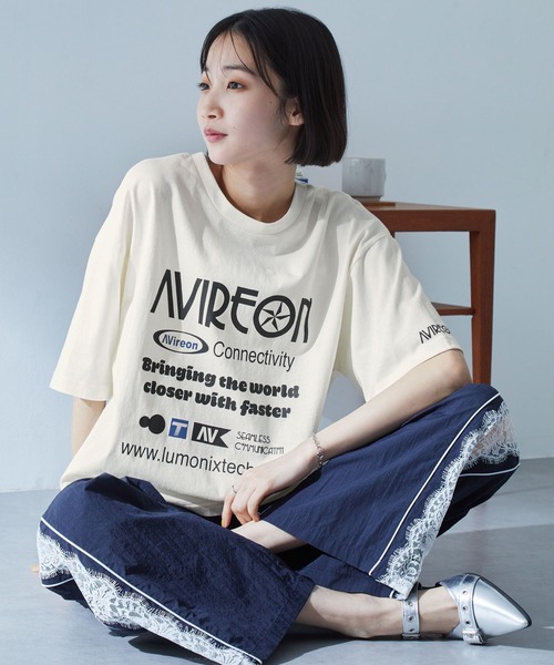 2WAYリバーシブル ポスターデザイングラフィック半袖Tシャツ MONO-MART