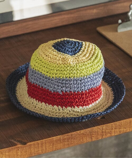 BREEZE(ブリーズ)の「切替ペーパーハット(ハット・キッズ・その他2/ベージュ・50/52/54/56)」の2枚目の写真