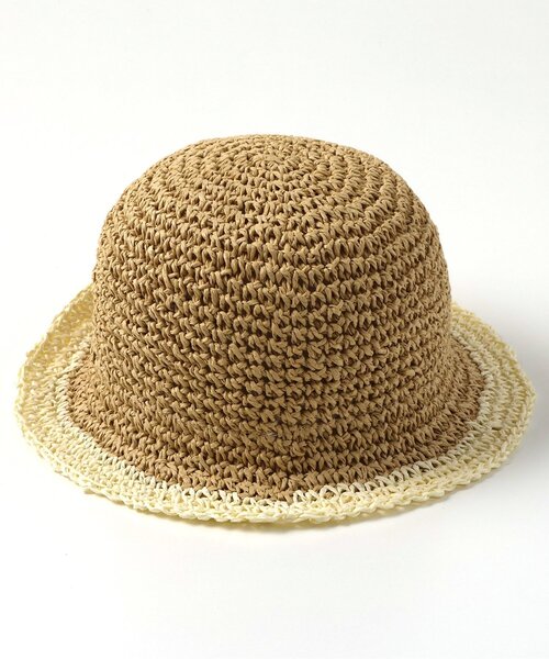 BREEZE(ブリーズ)の「切替ペーパーハット(ハット・キッズ・その他2/ベージュ・50/52/54/56)」の7枚目の写真