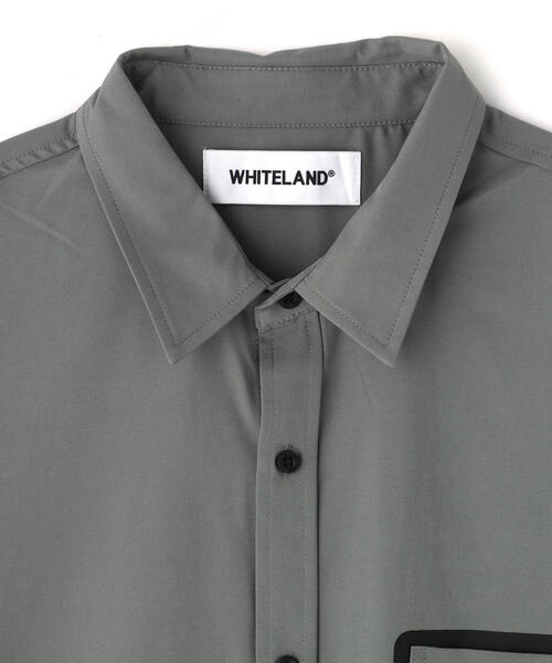 ブラウス シャツ 「WEB＆限定」WHITELAND/ホワイトランド/LIGHT P-TECK S/S SHIRTS レディース メンズ WHITELAND ブラウス シャツ 「WEB＆DEPOT限定」WHITELAND