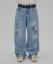 ボトムスその他 Wai Kei Logo printing wide pants BMY170 Wai Kei Logo printing wide pants BMY170 (Wai Kei/ボトムス