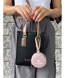 & chouette | ポーチ付き ドットロゴデザインショルダーバッグ(ショルダーバッグ)