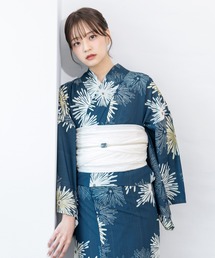 SOUBIEN（ソウビエン）の「【floro by SOUBIEN】浴衣2点セット （浴衣＋兵児帯)（浴衣）」