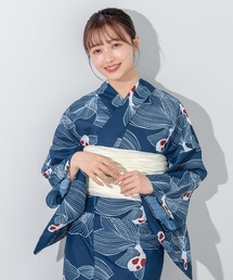 SOUBIEN（ソウビエン）の「【floro by SOUBIEN】浴衣2点セット （浴衣＋兵児帯)（浴衣）」