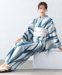 SOUBIEN（ソウビエン）の「【floro by SOUBIEN】浴衣2点セット （浴衣＋兵児帯)（浴衣）」