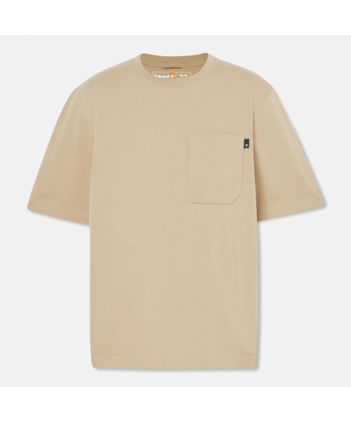 【Timberland】2カラー 半袖 ポケット ロゴ Tシャツ / 送料無料 10058a.jpg