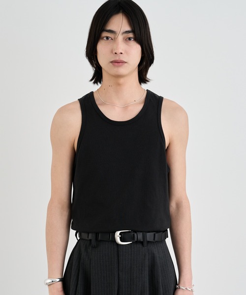 SINSS（シンス）の「Slim fit tank top / スリムフィットタンクトップ（タンクトップ・メンズ・ブラック/ホワイト・LARGE/MEDIUM/SMALL）」の10枚目の写真