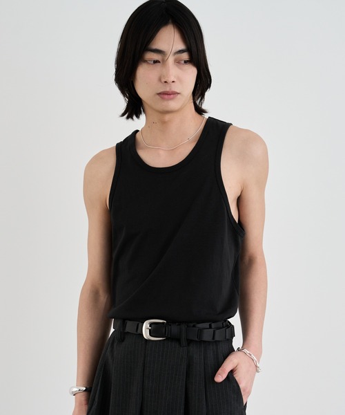 SINSS（シンス）の「Slim fit tank top / スリムフィットタンクトップ（タンクトップ・メンズ・ブラック/ホワイト・LARGE/MEDIUM/SMALL）」の11枚目の写真